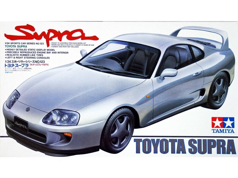 Konstruktorius Tamiya Toyota Supra 1 24 Kaina Pigu Lt
