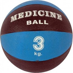 Pratimų kamuolys Mambo Max Medicine Ball, 3 kg kaina ir informacija | Svoriniai kamuoliai | pigu.lt