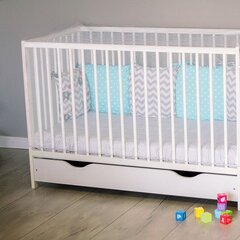 Tinklelis nuo vabzdžių kūdikio lovytei Akuku, Baltas kaina ir informacija | Kiti priedai baldams | pigu.lt