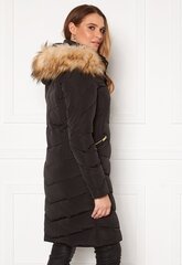 Happy Holly moteriškas paltas RACHEL, juodas 40/42 kaina ir informacija | Paltai moterims | pigu.lt