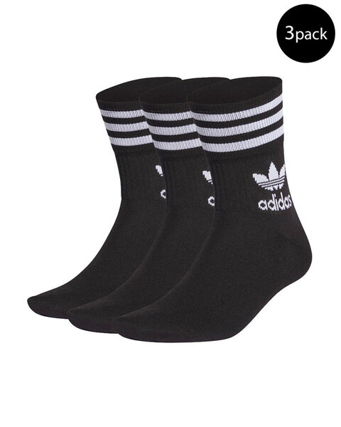 adidas long black socks