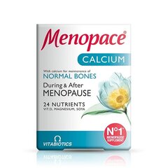 Maisto papildas Menopace Calcium, 60 tablečių kaina ir informacija | Vitaminai, maisto papildai, preparatai gerai savijautai | pigu.lt