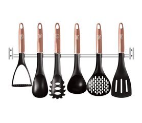 BerlingerHaus virtuvės įrankių rinkinys Rosegold, 7 dalių kaina ir informacija | Virtuvės įrankiai | pigu.lt