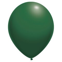 Matiniai balionai, tamsiai žali, 30 cm, 100 vnt. kaina ir informacija | Balionai | pigu.lt