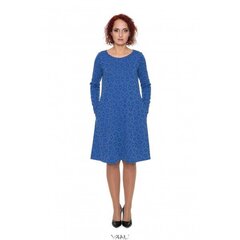 Suknelė su vilna SR04MM04, mėlyna kaina ir informacija | Suknelės | pigu.lt