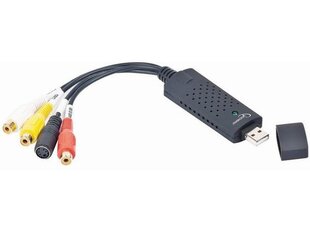 Gembird vaizdo konverteris, kompozitinė + S-VIDEO -&gt; USB kaina ir informacija | Adapteriai, USB šakotuvai | pigu.lt