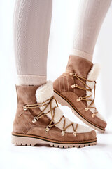 Žieminiai batai moterims Jiliana 292083789, rudi kaina ir informacija | Žieminiai batai moterims Jiliana 292083789, rudi | pigu.lt
