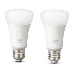 LED lemputės Philips Hue E27 9W 806lm, 2 vnt kaina ir informacija | Elektros lemputės | pigu.lt