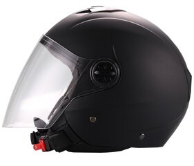 Шлем для мотороллера PALERMO, черный цена и информация | Шлемы для мотоциклистов | pigu.lt