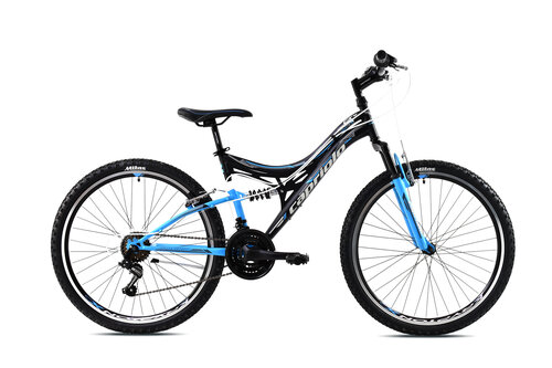 Kalnų dviratis Capriolo MTB CTX260 26", juodas/mėlynas kaina ir informacija | Dviračiai | pigu.lt