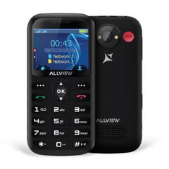 Prekė su pažeista pakuote. AllView D2 Senior, 32 MB, Dual SIM, Black (LT, LV, EE) kaina ir informacija | Mobilieji telefonai, foto ir video prekės pažeistomis pakuotėmis | pigu.lt