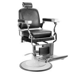 Profesionali barberio kėdė Gabbiano Prince, juoda kaina ir informacija | Baldai grožio salonams | pigu.lt