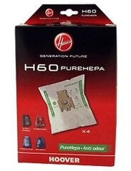 Dulkių maišeliai Hoover H60, 4 vnt. kaina ir informacija | Dulkių siurblių priedai | pigu.lt
