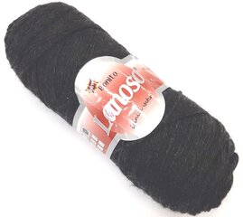 Нитки для вязания LANOSO Bonito 100г; цвет темно-серый 963 цена и информация | Принадлежности для вязания | pigu.lt