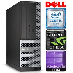 Dell 3020 SFF i5-4590 4GB 960SSD+2TB GT1030 2GB WIN10PRO/W7P kaina ir informacija | Stacionarūs kompiuteriai | pigu.lt