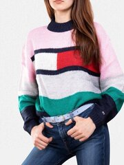 Megztinis moterims Tommy Jeans, rožinis kaina ir informacija | Megztiniai moterims | pigu.lt