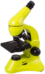 Микроскоп Levenhuk Rainbow, синего цвета, 50 л цена и информация | Телескопы и микроскопы | pigu.lt