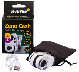 Карманный микроскоп Levenhuk Zeno Cash ZC7 цена и информация | Телескопы и микроскопы | pigu.lt