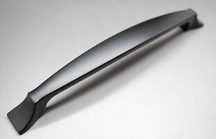 Rankena, metalinė juoda "Faro", 128mm. kaina ir informacija | Baldų rankenėlės | pigu.lt