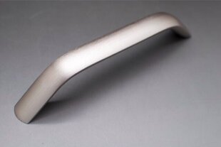 Rankena metalinė, aliuminio, nepermatoma. "Belina" 128mm. kaina ir informacija | Baldų rankenėlės | pigu.lt