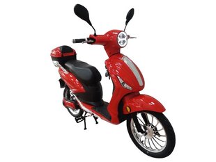Elektrinis motoroleris SKY II, raudonas kaina ir informacija | Elektriniai motoroleriai | pigu.lt