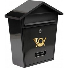 Pašto dežutė 380x320x105mm juoda Vorel 78580 kaina ir informacija | Pašto dėžutės, namo numeriai | pigu.lt