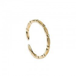 Paauksuotas sidabrinis žiedas moterims 3429 kaina ir informacija | Žiedai | pigu.lt