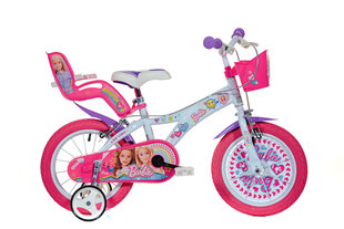 Велосипед детский Барби 14", 614G-BAF цена и информация | Велосипеды | pigu.lt