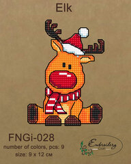 Siuvinėjimo rinkinys Embroidery Craft FNNGI-028 kaina ir informacija | Siuvinėjimo priemonės | pigu.lt