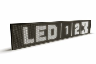LED švieslentė, 128x16 cm, diodai baltos spalvos, slim kaina ir informacija | Švieslentės | pigu.lt