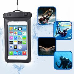 Vandeniui atsparus universalus dėklas telefonui su užrakinimo sistema kaina ir informacija | Telefono dėklai | pigu.lt