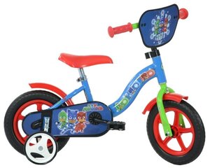 Vaikiškas dviratis Dino PJ Masks, 10”, mėlynas kaina ir informacija | Dviračiai | pigu.lt