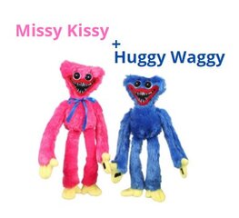 Huggy Wuggy/Huggy Waggy ir Missy Kissy kimštų žaislų rinkinys, 40 cm kaina ir informacija | Minkšti (pliušiniai) žaislai | pigu.lt