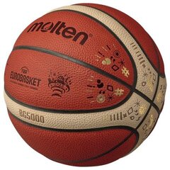 Krepšinio kamuolys Molten Eurobasket B7G3800-E2G FIBA, 7 dydis kaina ir informacija | Krepšinio kamuoliai | pigu.lt