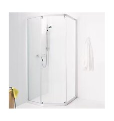 Dušo kabina IDO Showerama 8-3 100x100, skaidrus stiklas kaina ir informacija | Dušo kabinos | pigu.lt
