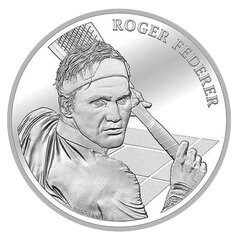 Sidabrinė moneta 2020 Šveicarija Roger Federer 20 frankų kaina ir informacija | Investicinis auksas, sidabras | pigu.lt