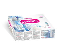 Prezervatyvai Serenity SENSUAL 0.03 Super Thin (144 vnt/pakuotėje) kaina ir informacija | Prezervatyvai | pigu.lt