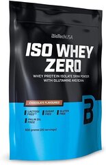 Протеин Biotech Iso Whey Zero со вкусом шоколада, 500 г цена и информация | Протеин | pigu.lt