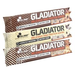 Батончики Olimp Gladiator Bar 15x60 г со вкусом клубники цена и информация | Батончики | pigu.lt