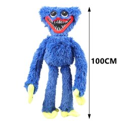 Minkštas pliušinis žaislas - monstriukas "Huggy Wuggy Kissy Missy", mėlynas, 100cm kaina ir informacija | Minkšti (pliušiniai) žaislai | pigu.lt