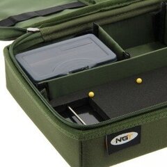 Krepšio ir dėžučių rinkinys NGT Complete Carp Rig, 34x21x8 cm kaina ir informacija | Žvejybinės dėžės, dėklai, kuprinės | pigu.lt