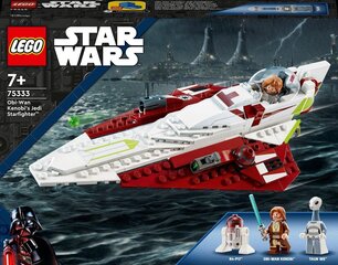 75333 LEGO® Star Wars Obi-Wan Kenobi džedajų erdvėlaivis kaina ir informacija | Konstruktoriai ir kaladėlės | pigu.lt