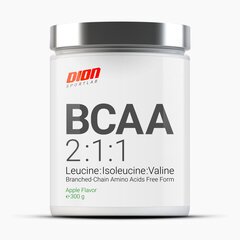 DION SPORTLAB aminorūgštys BCAA 2:1:1 - Obuolių sk. 300g kaina ir informacija | Aminorūgštys | pigu.lt