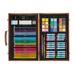 Piešimo priemonių lagaminėlis Smiki Art, 80 d. kaina ir informacija | Piešimo, tapybos, lipdymo reikmenys | pigu.lt