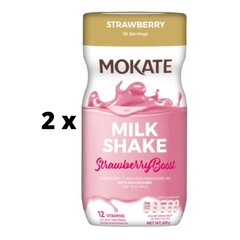 Сухой молочный коктейль MOKATE со вкусом клубники, 500 г x 2 шт. упаковка цена и информация | Безалкогольные напитки | pigu.lt