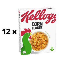 Dribsniai Kellogg's Corn Flakes 360g x 12 vnt. kaina ir informacija | Sausi pusryčiai | pigu.lt