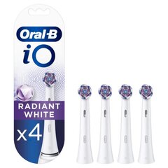 Oral-B iO Radiant White 4 шт. цена и информация | Насадки для электрических зубных щеток | pigu.lt
