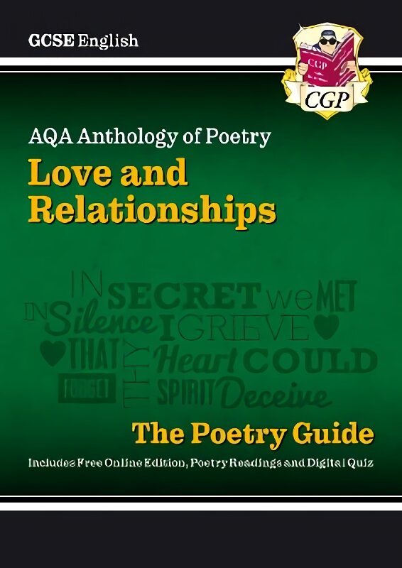 New Gcse English Aqa Poetry Guide Love And Relationships Anthology Inc 3498