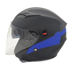 Paspirtuko šalmas BHR DOUBLE, juoda su mėlyna linija цена и информация | Шлемы для мотоциклистов | pigu.lt