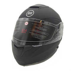 Moto šalmas BHR RIDE, juodas matinis цена и информация | Шлемы для мотоциклистов | pigu.lt
